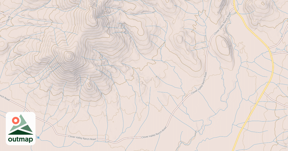 Map of CLOVER VALLEY RANCH