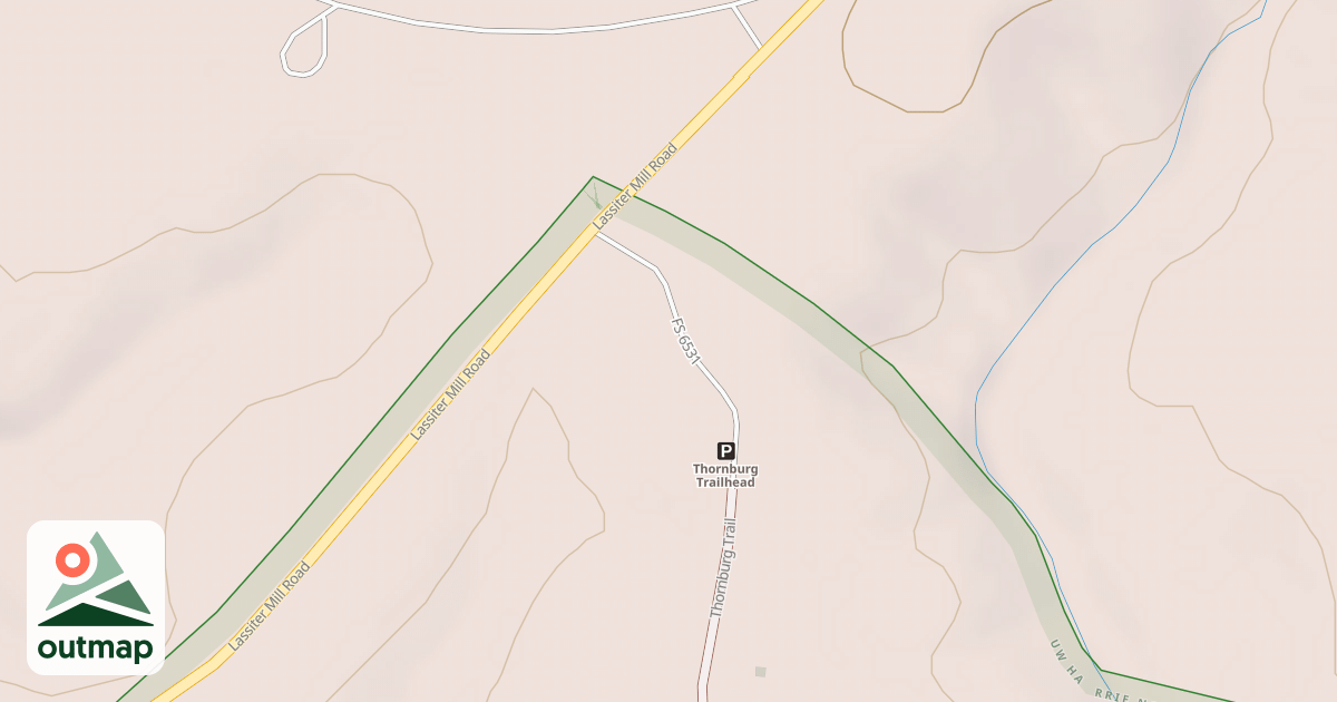 Map of BETTY  MCGEES CR
