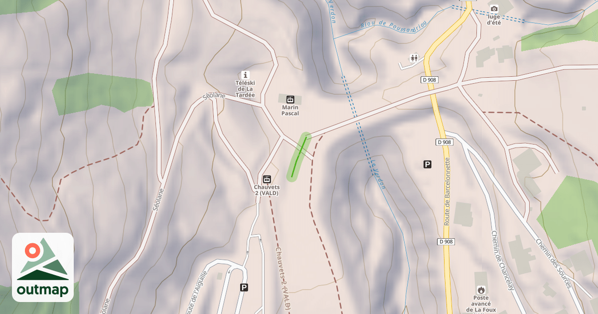 Map of Gentianes