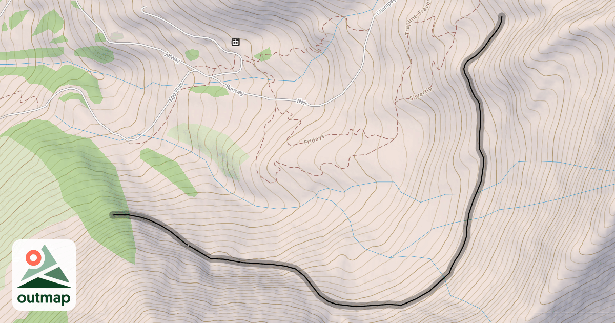 Map of High Traverse