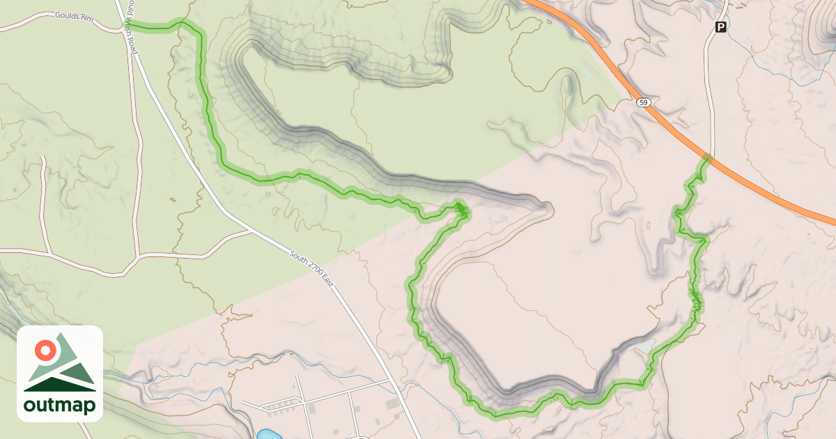 Map of Gould Trail
