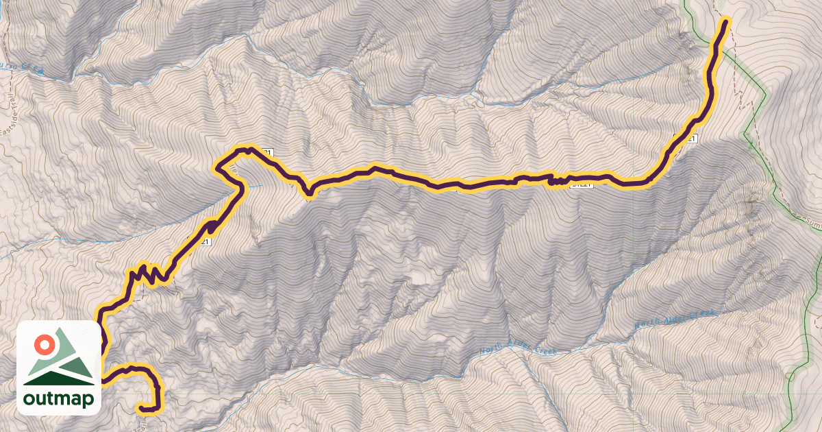 Map of Jacobson Trail