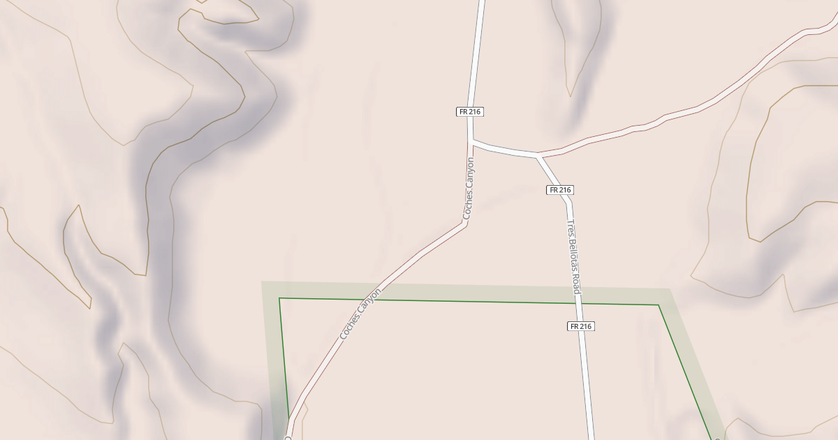 Map preview of COCHES CANYON