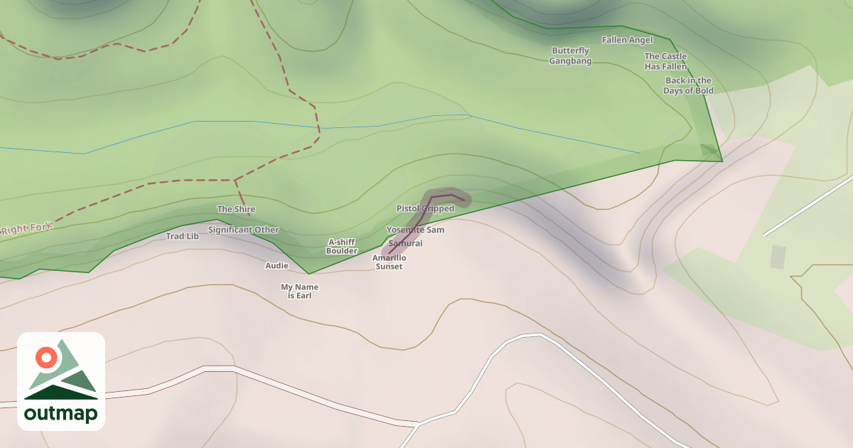 Map of North 40