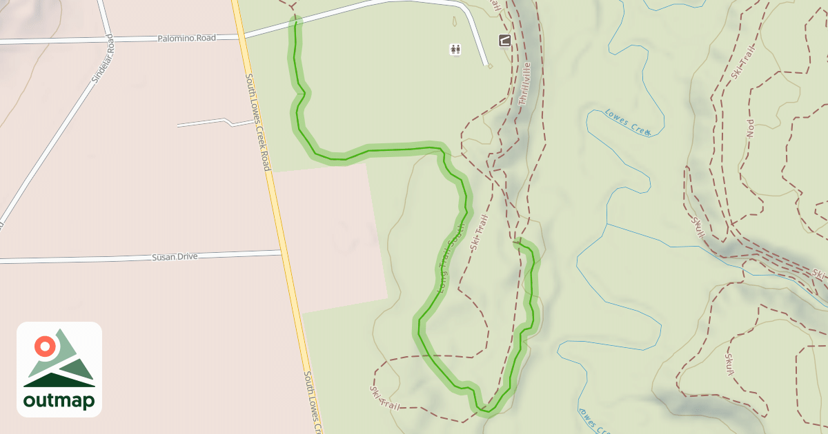Map of Long Trail South