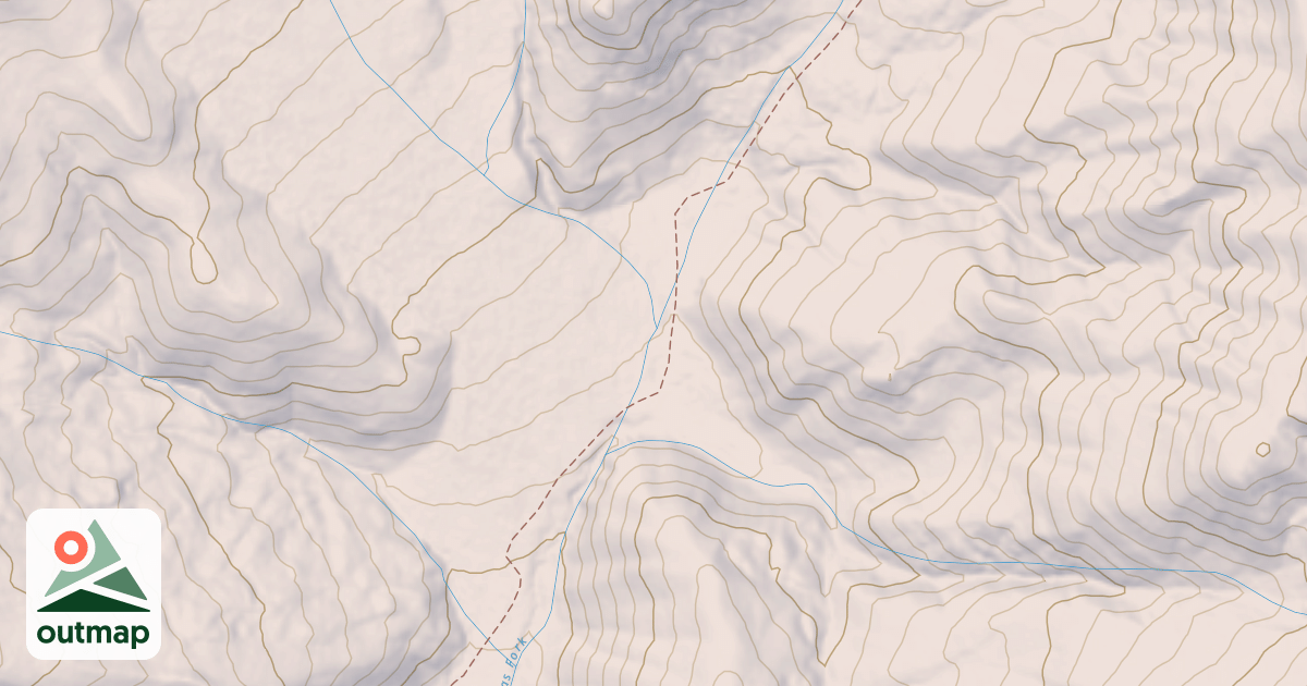 Map of Dallas Fork Snowmobile