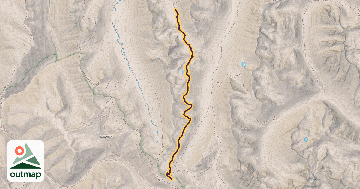 Map of Buckskin Ridge Trail
