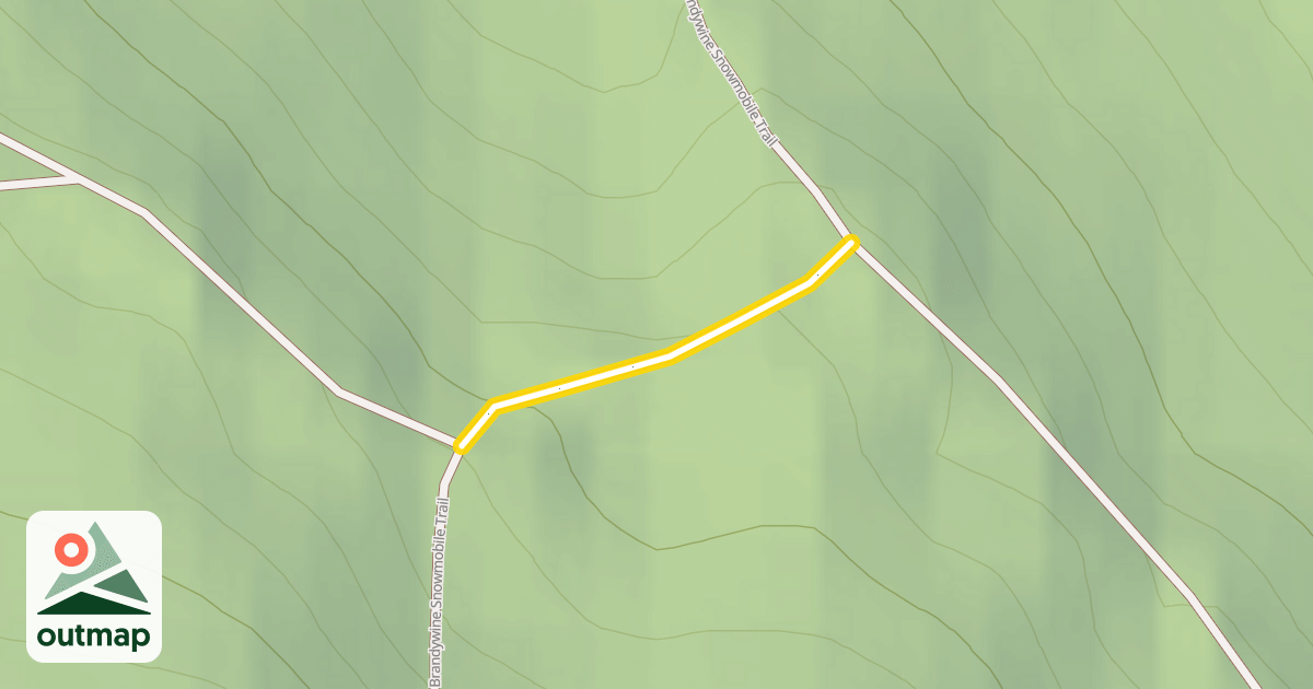 Map of Brandywine Snowmobile Trail