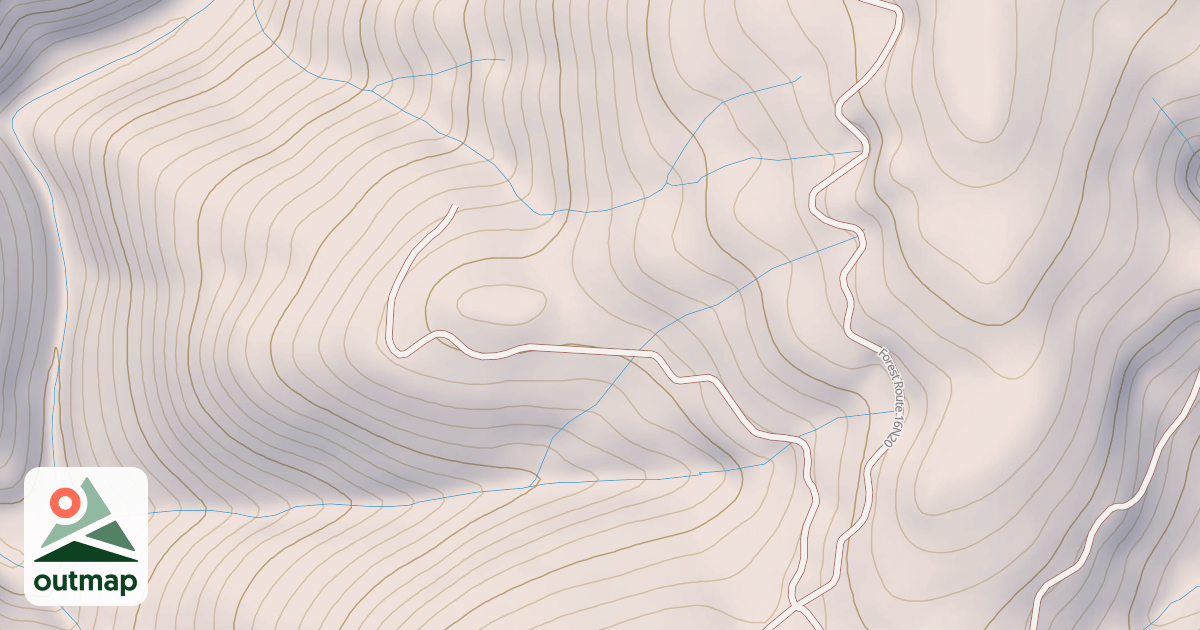 Map of HAINES FLAT