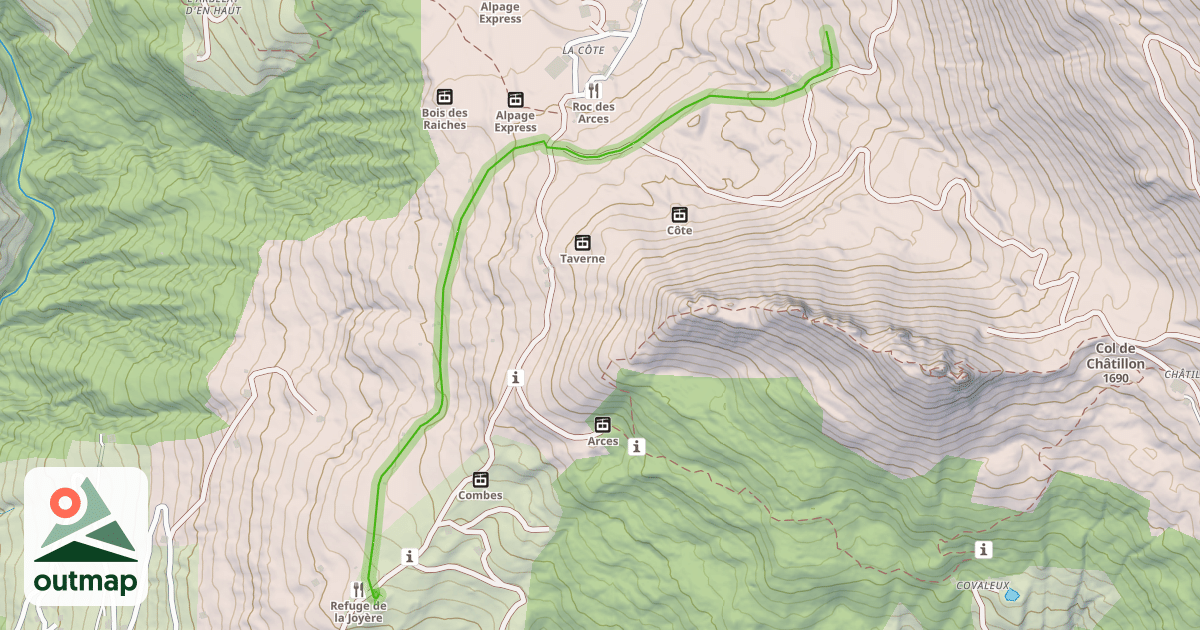 Map of L'Azalée