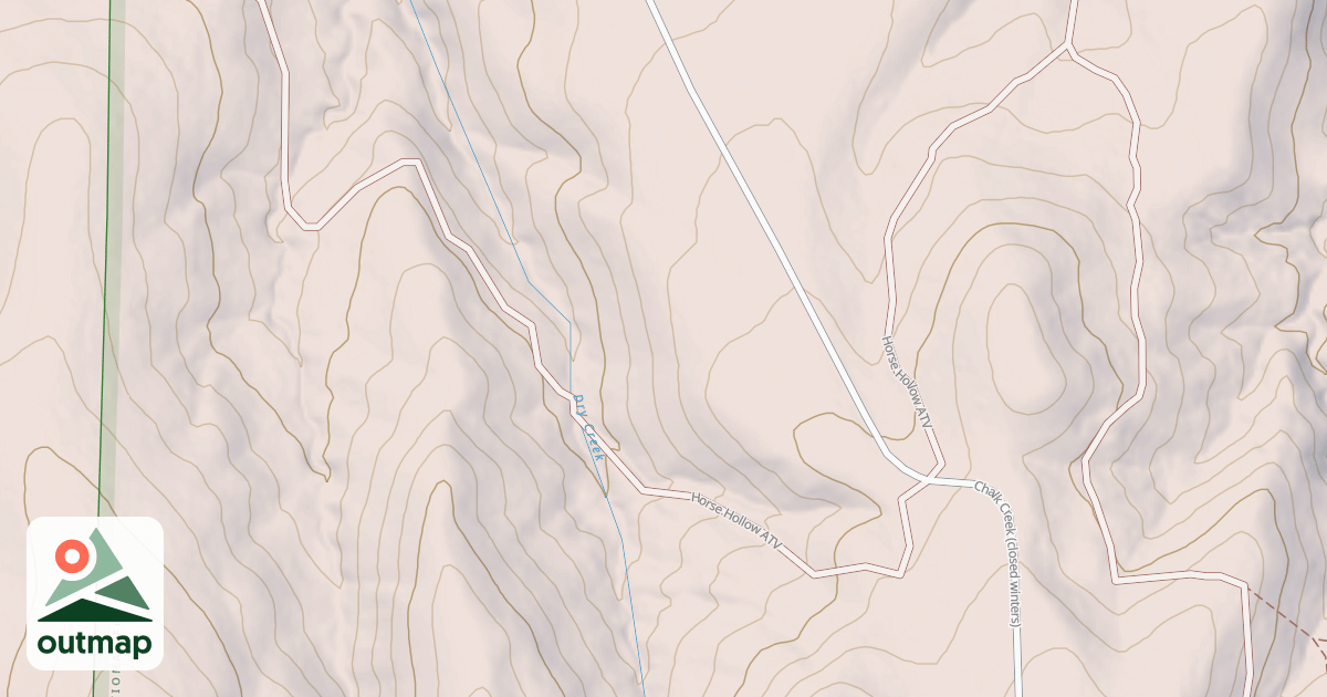 Map of Horse Hollow Atv