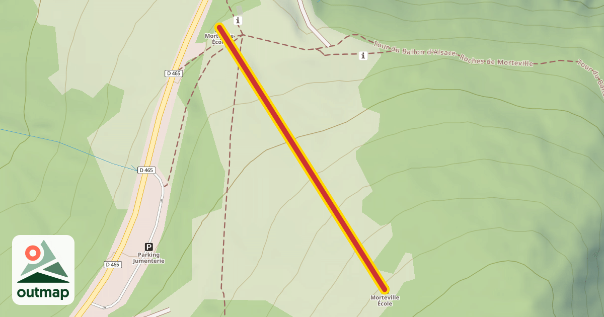 Map of Morteville École