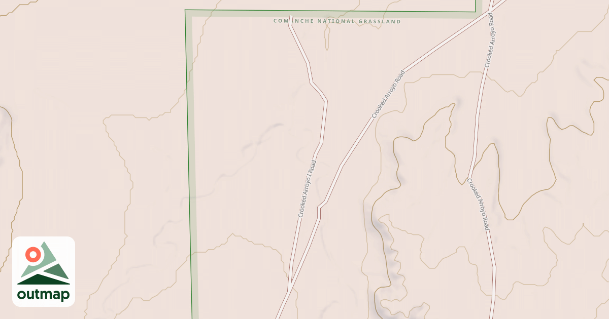 Map of CROOKED ARROYO I