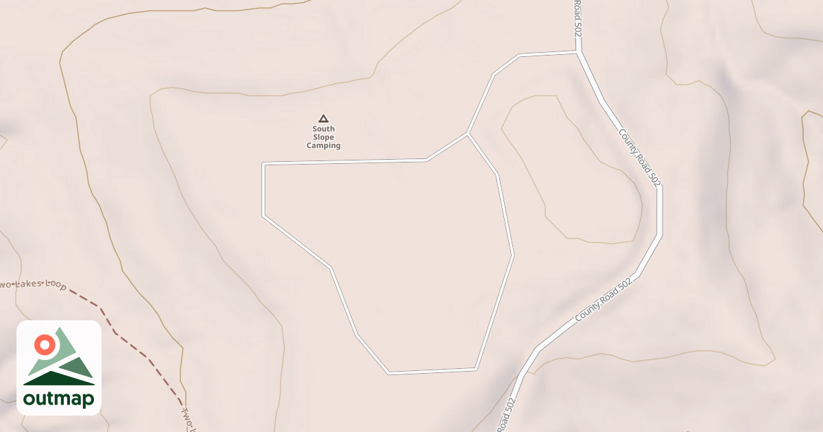 Map of SOUTH SLOPE