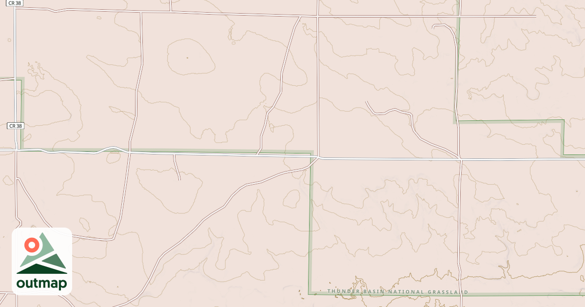 Map of EAST BILL/COW CREEK ROAD