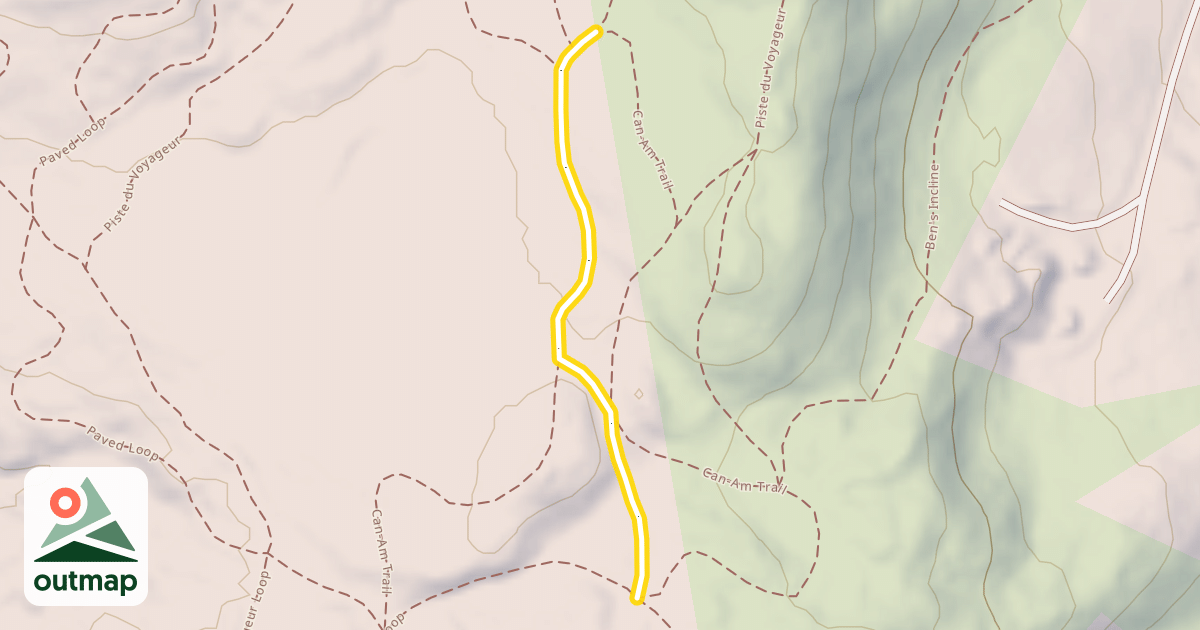 Map of Paved Loop