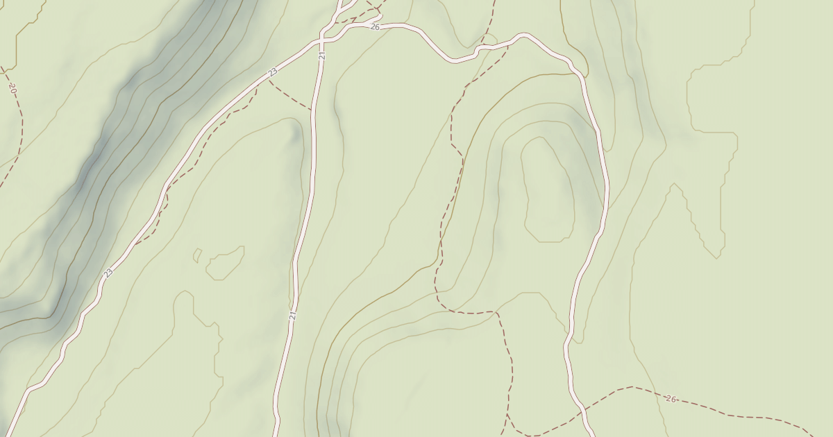 Map preview of Cline Buttes Tr 26
