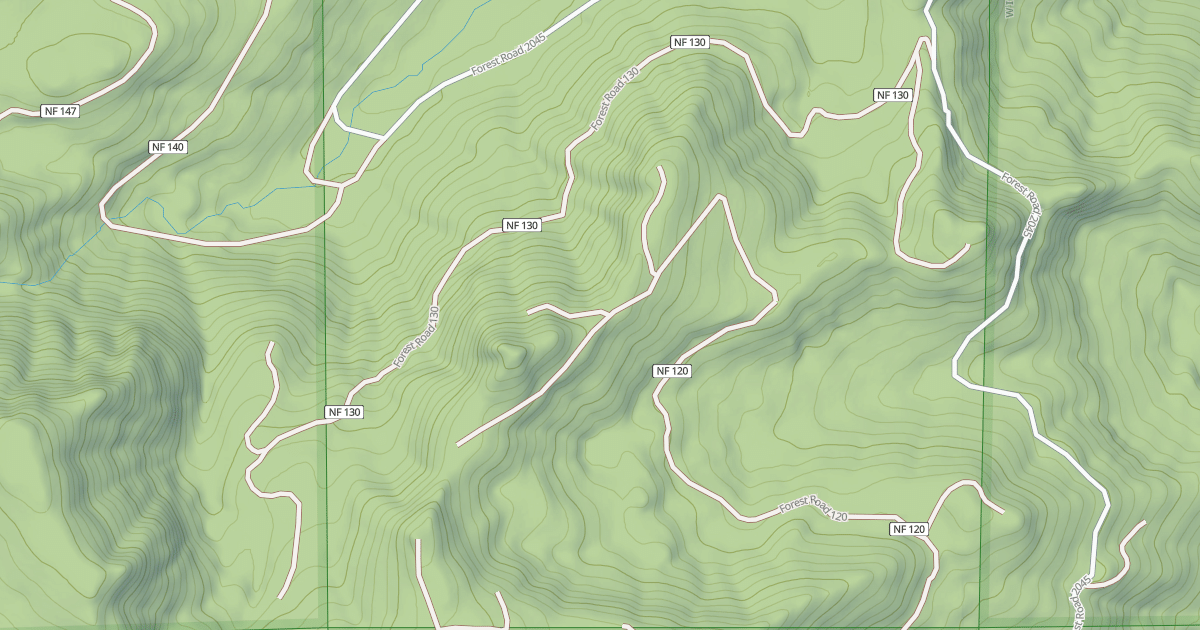 Map preview of EENA RIDGE SPUR RD