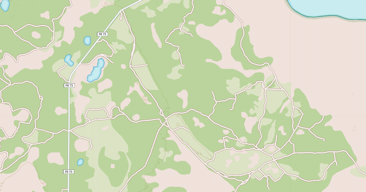 Map preview of USFS National Forest System Roads {9FF6142D-9446-4521-A810-B8E84239220A}