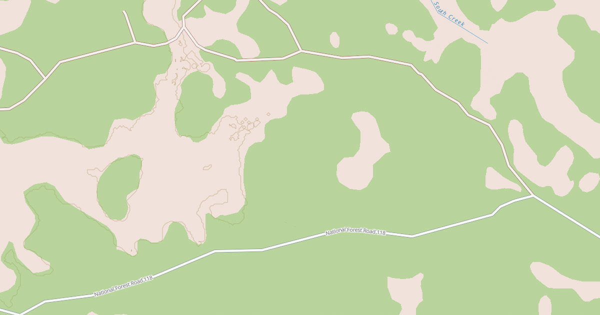 Map preview of USFS Motor Vehicle Use Map Roads {165A7781-E3D9-4093-81CB-5097B5808673}