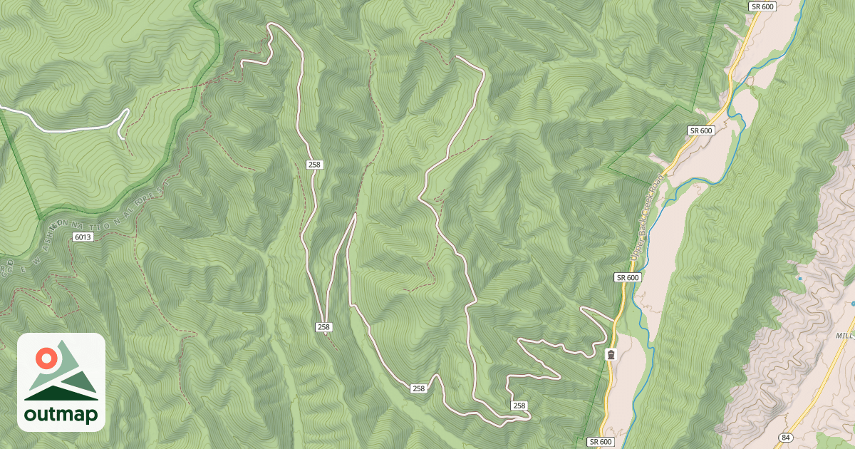 Map of RUCKMAN DRAFT