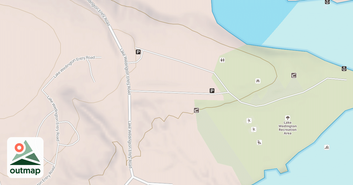 Map of WEDINGTON DAY USE PAVILION