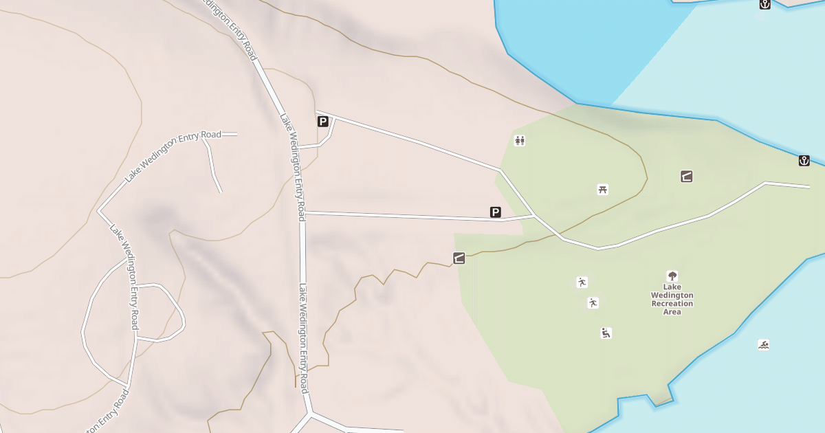 Map preview of WEDINGTON DAY USE PAVILION