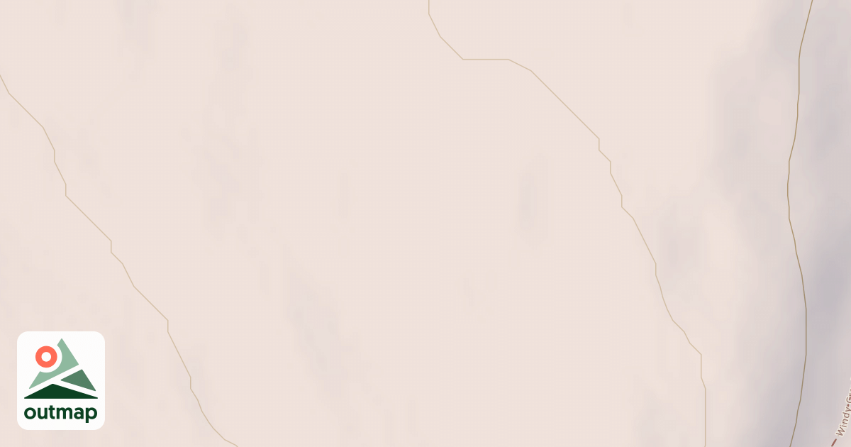 Map of Windy Creek Subsistence Ohv Trail