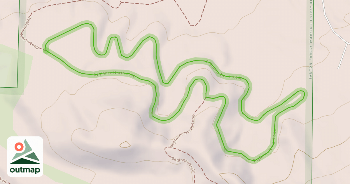 Map of Beginner North Loop
