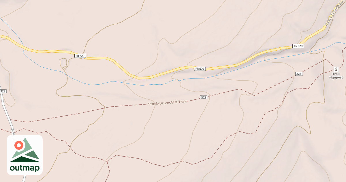 Map of Stockdrive Atv
