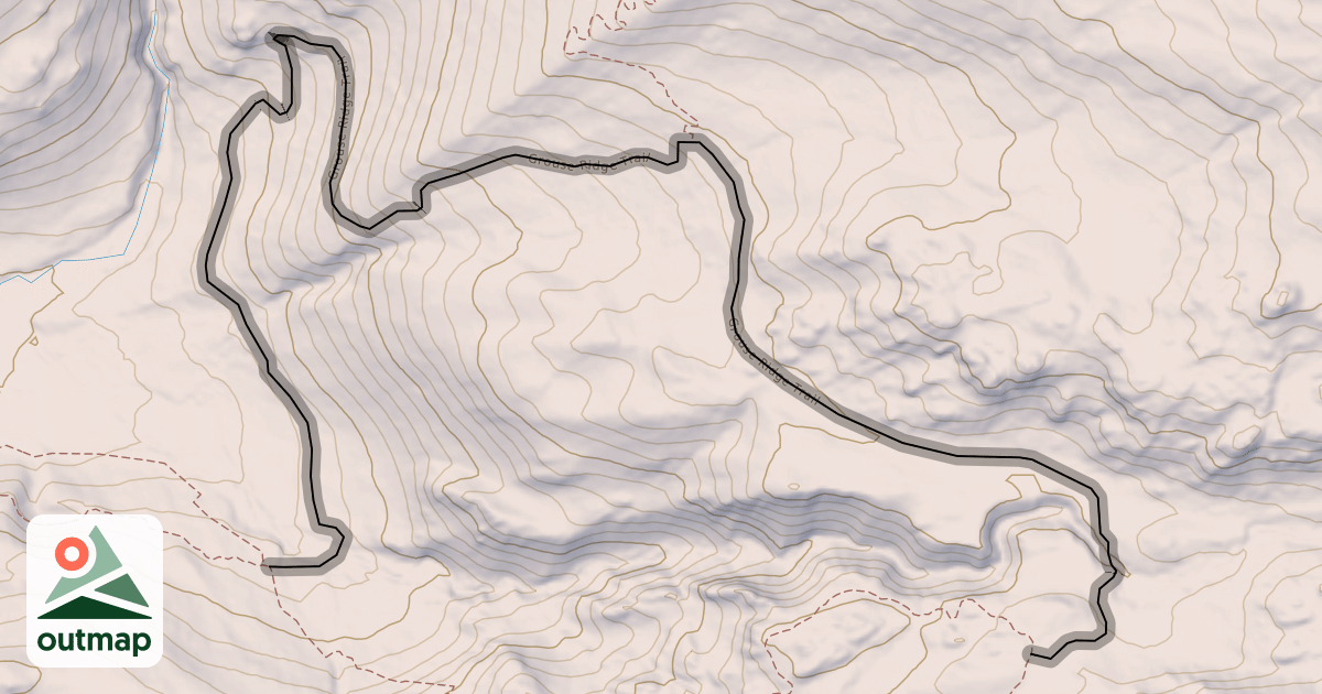 Map of Grouse Ridge Trail