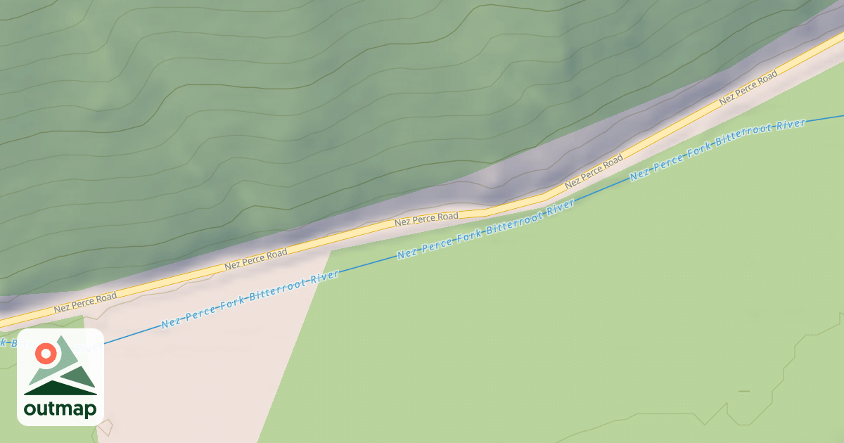 Map of (FDR) NEZ PERCE TRAIL