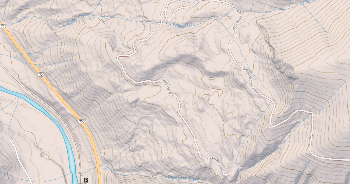 Map preview of CONSIGNEE SPUR