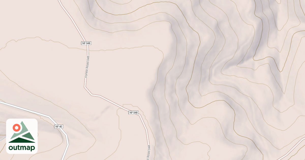 Map of USFS Motor Vehicle Use Map Trails 16877