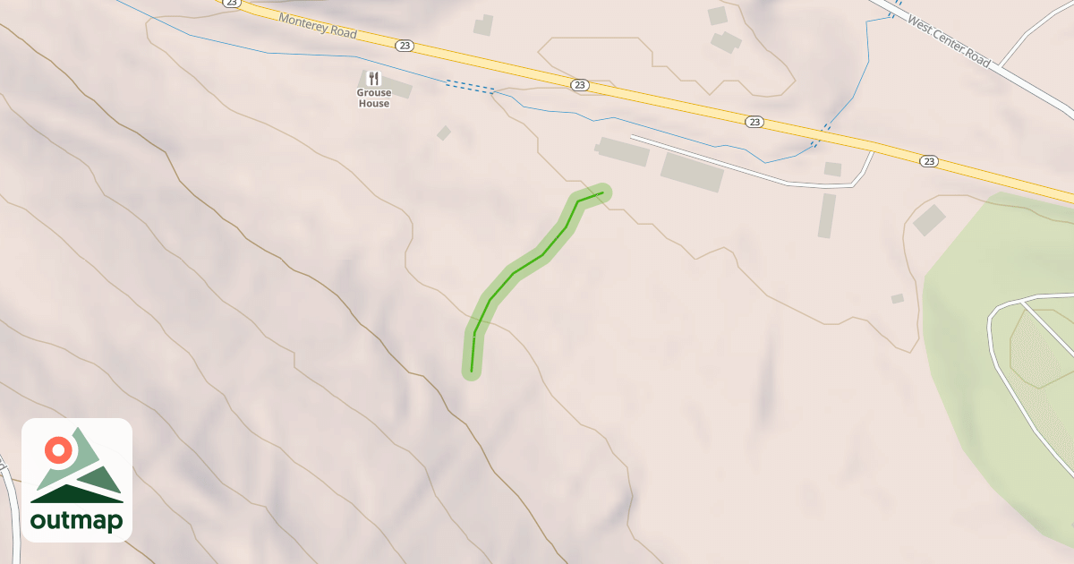 Map of Pony Slope