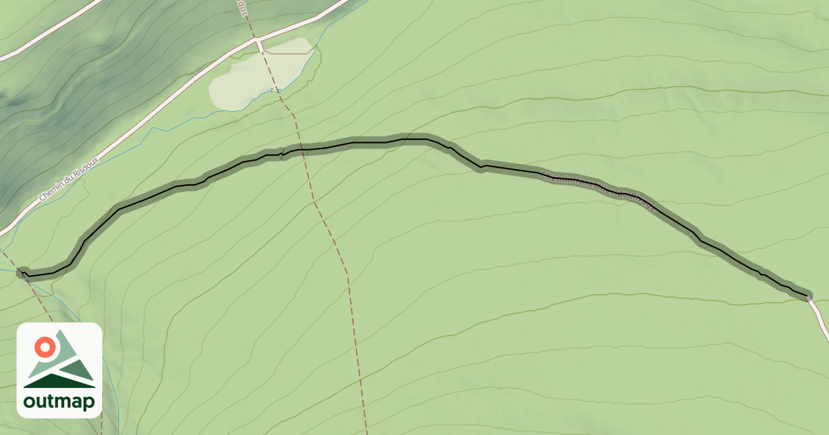 Map of Chemin forestiier du Rivage