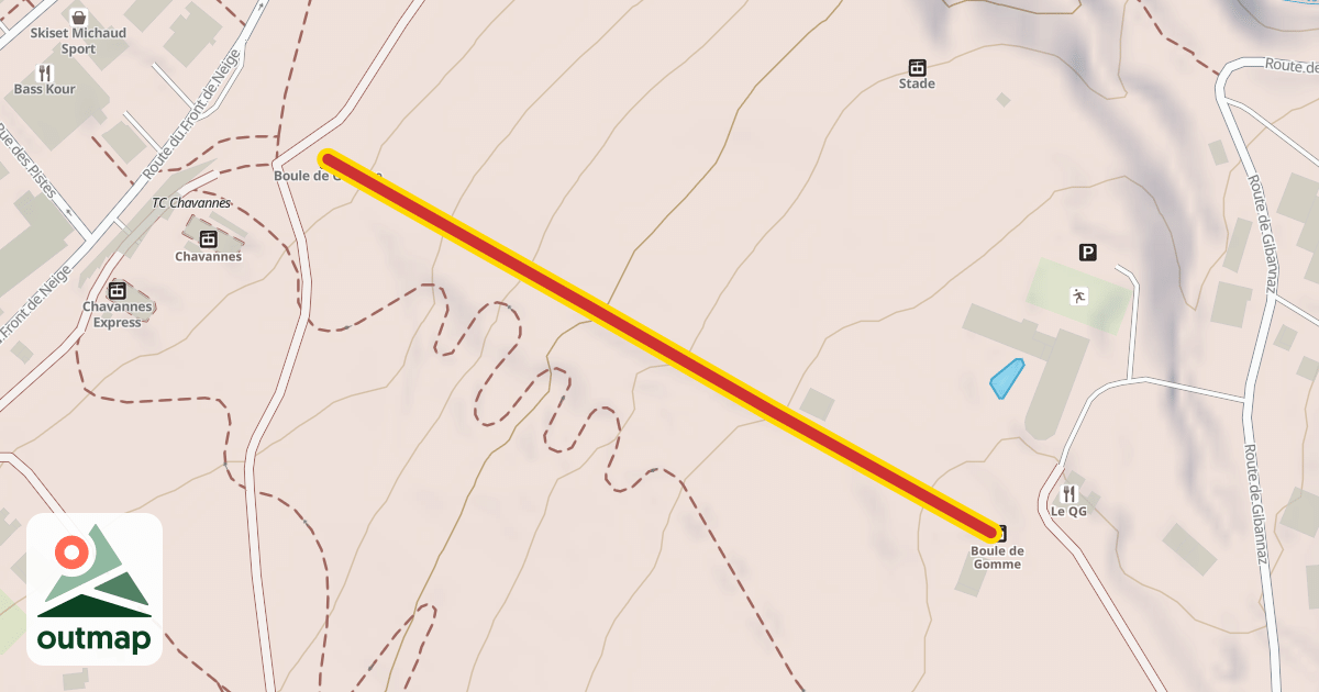 Map of Boule de Gomme