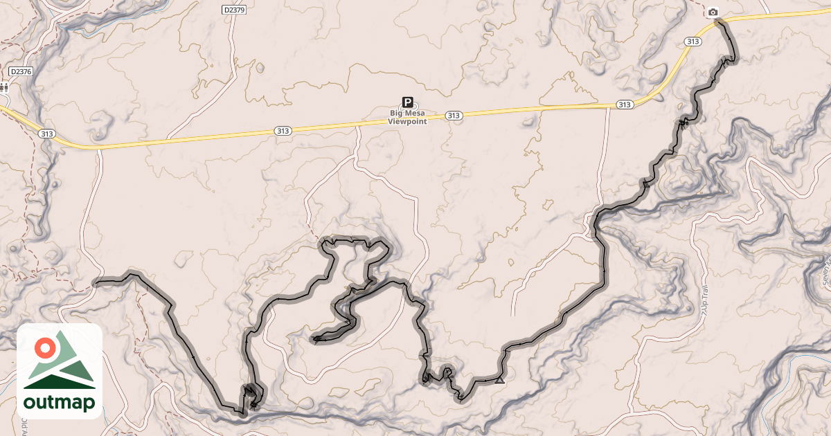 Map of Rocky Tops Trail