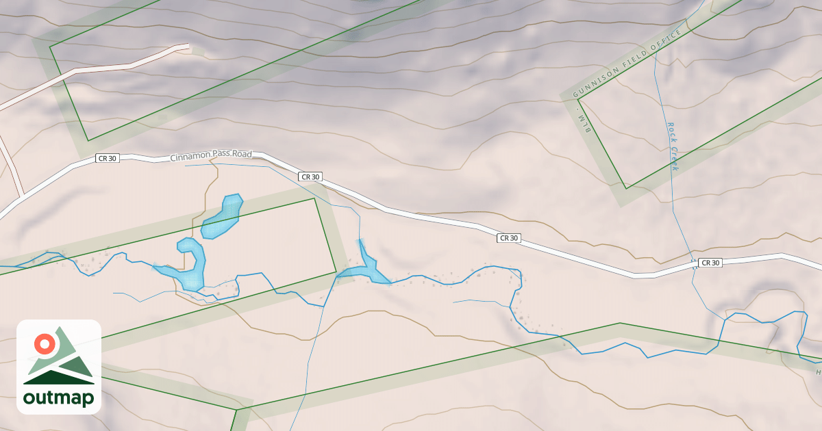 Map of Shelf Road