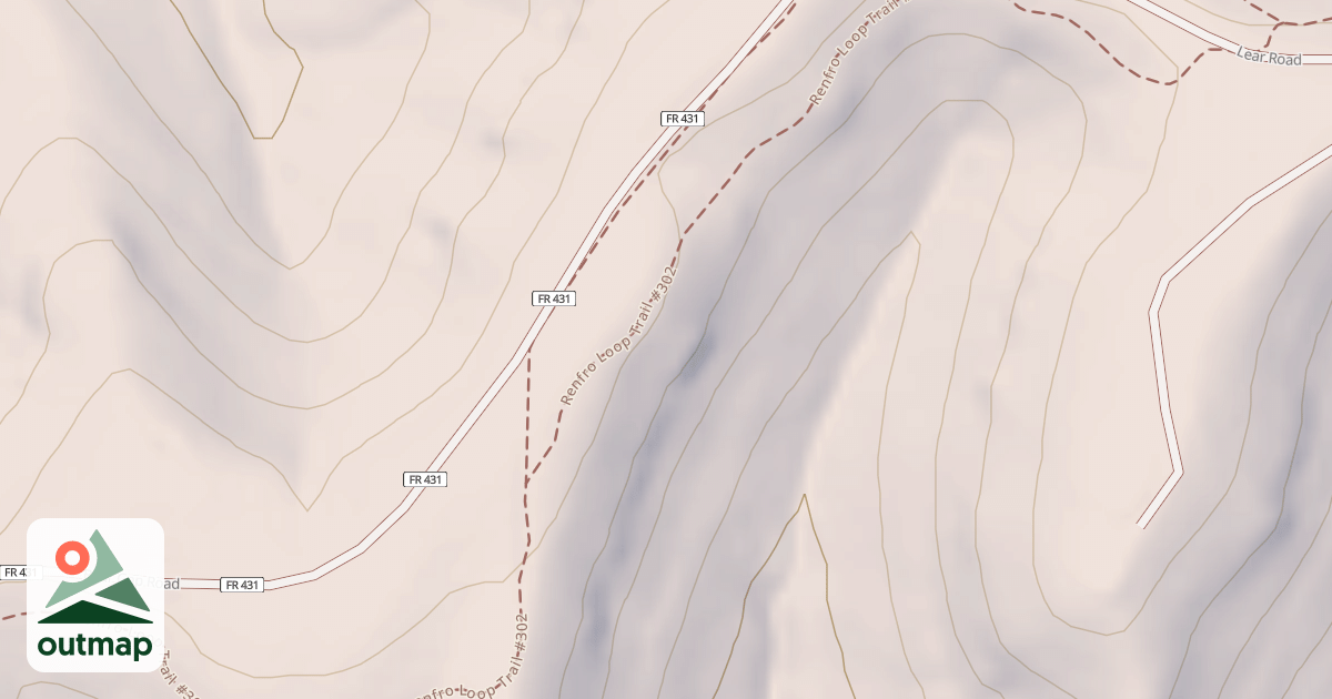 Map of Renfro Loop