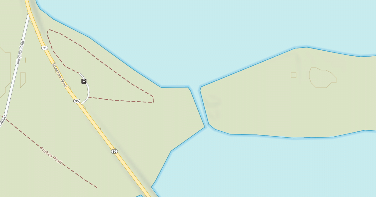 Map preview of Shawnee State Park Trails