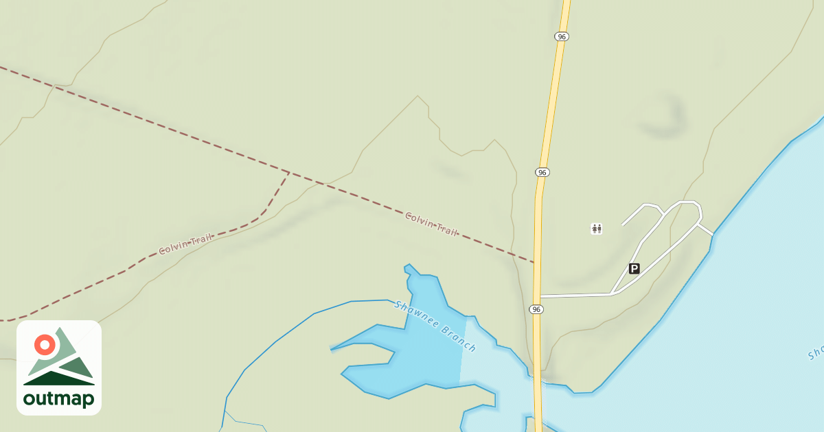 Map of Shawnee State Park Trails