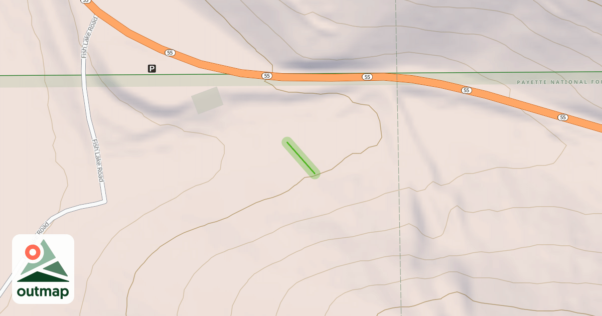Map of Lower Chute 2