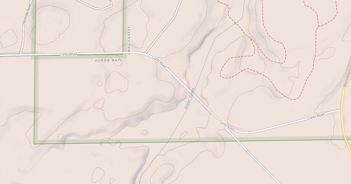 Map preview of CURTIS E.