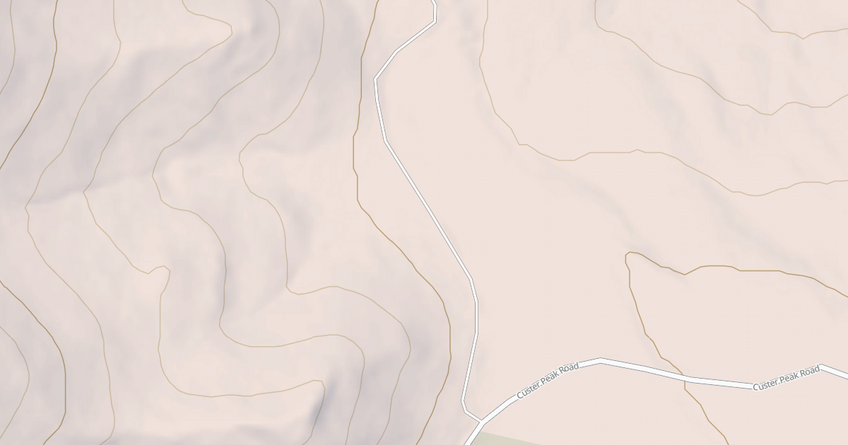 Map preview of CUSTER PEAK  BR 1A