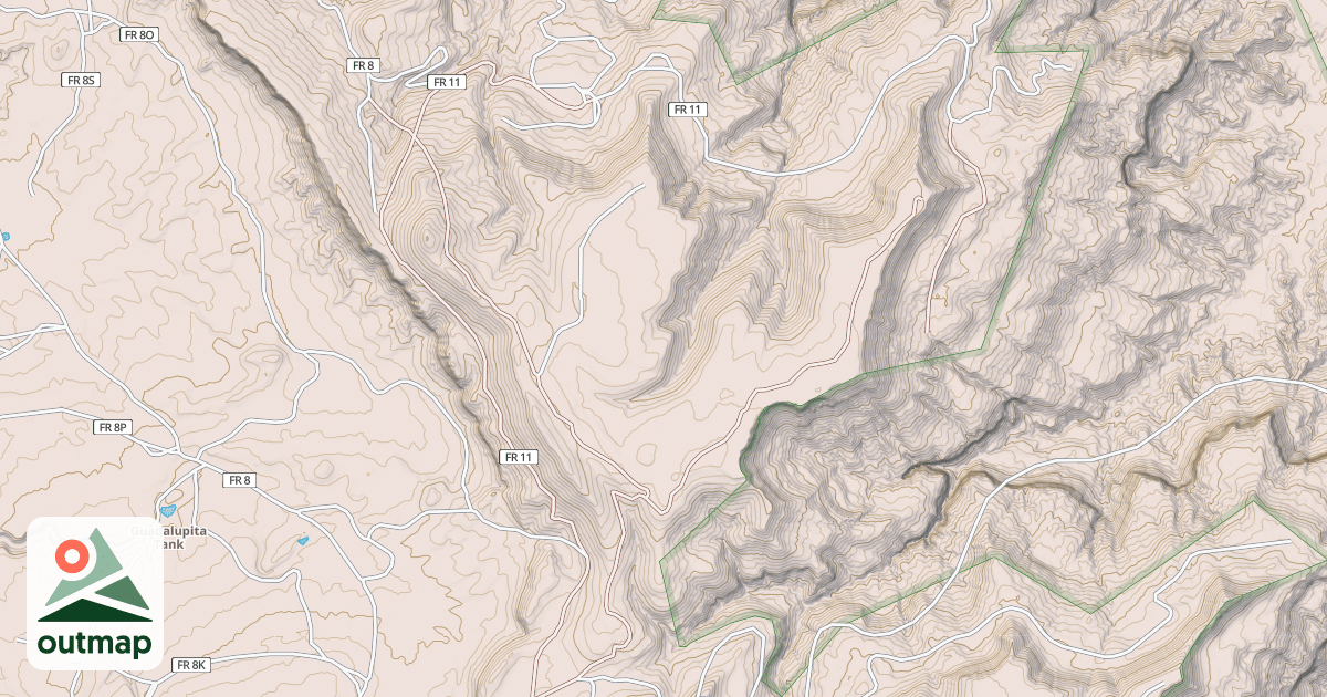 Map of GALLEGOS SPRING