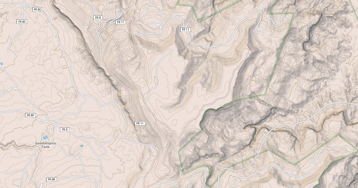 Map preview of GALLEGOS SPRING