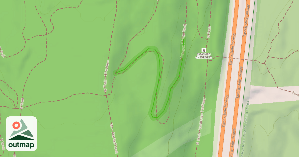 Map of P Trail