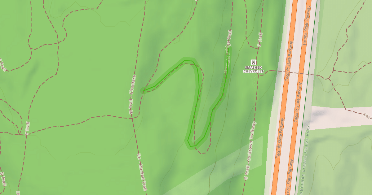 Map preview of P Trail