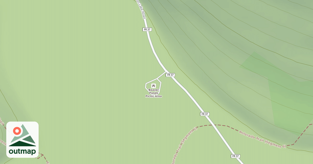 Map of BEAVER PONDS PG